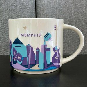 STARBUCKS You Are Here Collection Memphis 2013 Coffee Tea Mug - 14oz